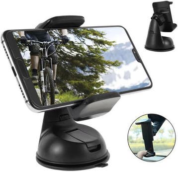 Telefoonhouder auto – Zuignap Dashboard & Raam –, Ophalen of Verzenden, Nieuw