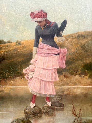 Émile Eisman-Semenowsky (1857–1911) - Stepping Stones