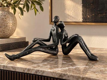 sculptuur, Handgemaakt gietijzeren sculptuur – Verbonden