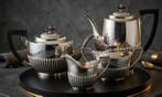 Sheffield - Koffie- en theeservies (4) - Verzilverd