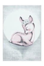 Kindervloerkleed | Bambi | Hert | Roze | 160x230 cm, Verzenden, Nieuw