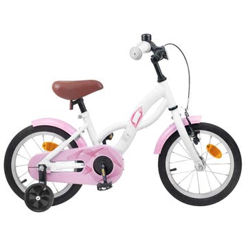 vidaXL Kinderfiets 14 Inch voor 3-5 jaar oud Wit, Verzenden, Nieuw