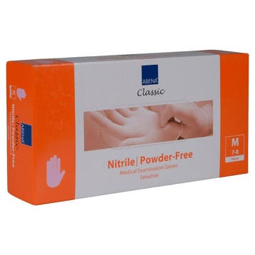 Abena  Nitril Handschoenen Roze Poedervrij maat M  100 stuks, Verzenden, Nieuw