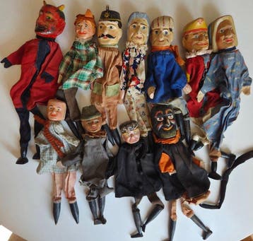 Kasperlepuppen - Poppenhuis Kasperlepuppen - 1920-1930 -