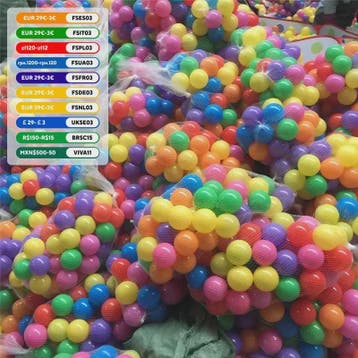 100x Kleurrijke Zachte Ballen voor Zwembad, Speeltent & Ball, Verzenden, Nieuw