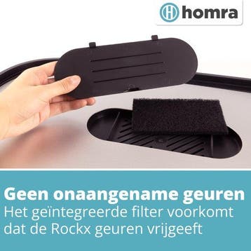 2dekans | Homra Rockx Prullenbak 60 Liter - Duo Pedaalemmer, Ophalen of Verzenden, Zo goed als nieuw