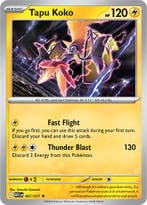 Tapu Koko 067/217 Holo Ascended Heroes, Ophalen of Verzenden, Nieuw, Losse kaart, Foil