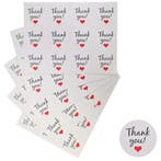 Fako Bijoux - Thank You Stickers Op Vel - 38mm - Thank You, Verzenden, Nieuw