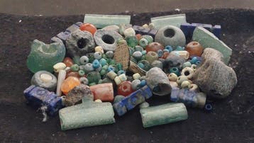 Oudegyptisch naar Romeins Glas meer dan honderd oude kralen