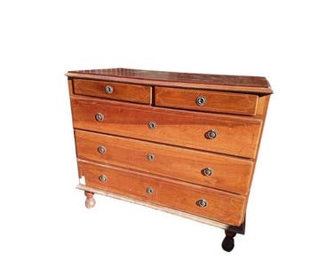 Commode - Walnoot - Luigi XVI - gefileteerd