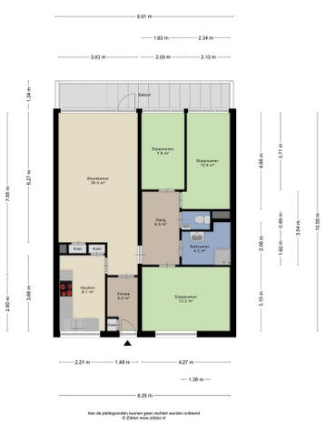 Te huur: Appartement Zilverschoonlaan in Krommenie, Krommenie, Noord-Holland, Appartement