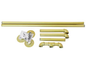 Industrieel Goud Wandkledingrek, Kleding | Dames, Verzenden, Nieuw