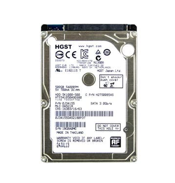 HGST 5K1000-500 – 500GB – 2.5 SATA HDD – 9.5mm – 5400 RPM –, Ophalen of Verzenden, Nieuw