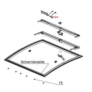Dometic SkyView Afdekrand Kabelboom, Nieuw