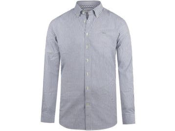 McGregor Overhemd - Oxford - Grote Streep - Navy - Maat XL, Verzenden, Nieuw
