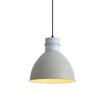Set van 2 landelijke hanglampen grijs - Dory, Verzenden, Nieuw, Landelijk