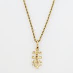 Ketting met hanger - 18 karaat Geel goud