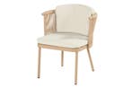 Hartman Toledo rope dining tuinstoel - Cappuccino, Tuin en Terras, Verzenden, Nieuw, Overige materialen