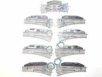Märklin H0 - 2260/2261 - Modeltreinsporen (9) - 9x K-Rail, Nieuw