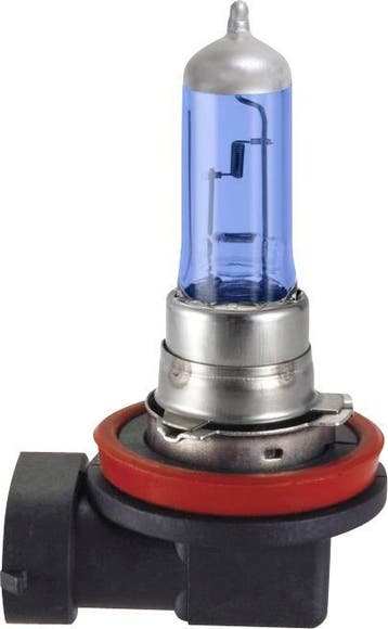 SuperWhite Blauw H11 55W/12V Halogeen Lamp, per stuk, Auto-onderdelen, Verzenden, Nieuw