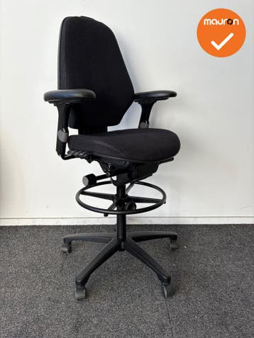 RH Logic 300 - Baliestoel - Antracietgrijze stoffering - Zwa, Werkplek, Ophalen of Verzenden, Gebruikt, Stoel