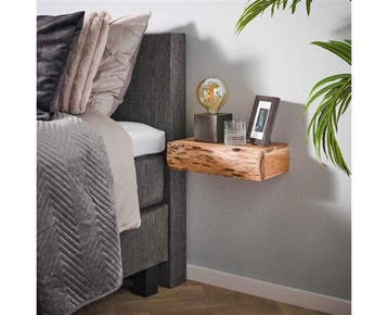 Nachtkastje Tree zwevend set van 2 acacia Large, Ophalen of Verzenden, Nieuw