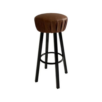 Barkruk Gezellig Vintage - Cognac Vintage/Café, Huis en Inrichting, Barkrukken, Ophalen, Nieuw