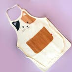 Kat keukenschort - Calico (gekleurd), Verzenden, Nieuw