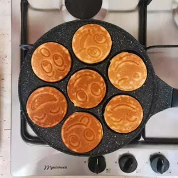 Ruhhy Vrolijke Eier- en Pannenkoekenpan 26 cm - Voor een..., Ophalen of Verzenden, Nieuw