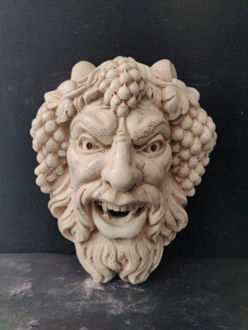 sculptuur, Mascherone/Bocca da Fontana - Volto di Fauno con