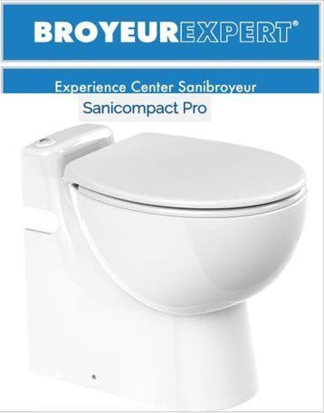 Sanibroyeur Sanicompact Pro, Doe-het-zelf en Verbouw, Sanitair, Ophalen of Verzenden, Nieuw, Toilet