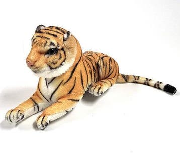 Nicky Rins pluchen tijger, oranje, Verzenden, Gebruikt