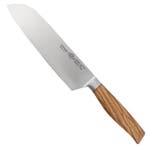 Eikaso Solingen Santoku Mes 20 cm – Gesmeed met Olijfhout., Ophalen of Verzenden, Nieuw, Hout, Los bestek