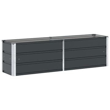 Stalen Plantenbak 160x40x45cm - Retourdeal - Antraciet, 100 cm of meer, Ophalen of Verzenden, Zo goed als nieuw, Metaal
