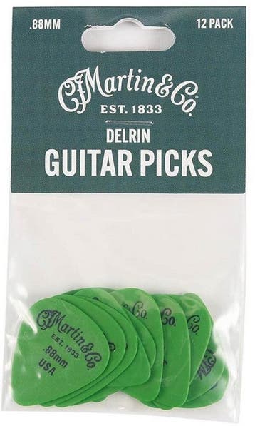 Martin 18A0155 standaard plectrum 0.88 mm 12-pack, Muziek en Instrumenten, Instrumenten | Toebehoren, Ophalen of Verzenden, Nieuw