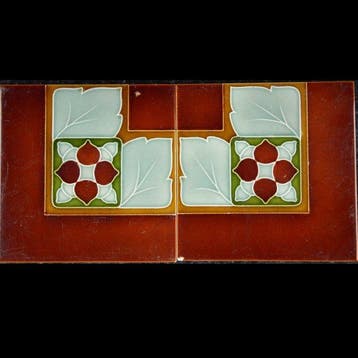 Jugendstil Tegel (2) - Alfred Meakin, Tunstall,