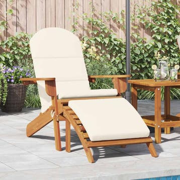Relaxstoel voor buiten - Acacia | 35% Korting OP=OP, Ophalen of Verzenden, Zo goed als nieuw, Hout, Inklapbaar