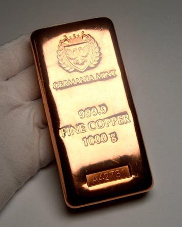 1 kilogram - Koper .999 - Germania Mint (Zonder