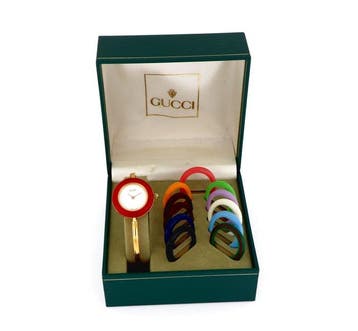 Gucci - Change Bezel Bangle Watch - Zonder minimumprijs -, Nieuw