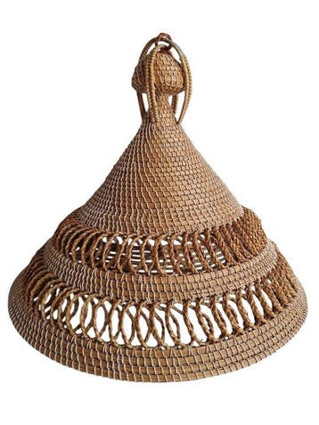 Mokorotlo strohoed - Beeld - Lesotho - Basketo - Afrika