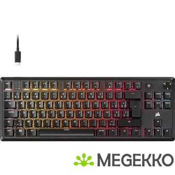 Corsair K70 Core TKL Zwart Cherry MLX Red V2 Azerty, Verzenden, Nieuw, Corsair