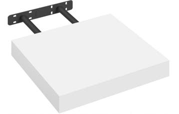 2dekans | Esituro Witte Zwevende Wandplank MDF Glans Wit 30, Ophalen of Verzenden, Zo goed als nieuw