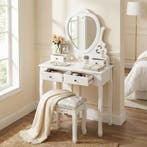 Make-up tafel | MDF Grenenhout | 50x30cm | Laatste Stuks!, Huis en Inrichting, Ophalen of Verzenden, Nieuw, Klassiek