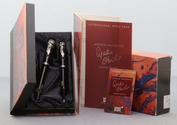 Montblanc - writer edition Agatha Christie set FP-MP -, Nieuw