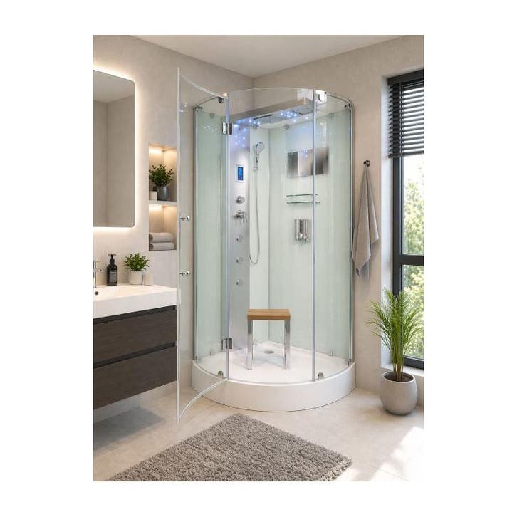 Stoomcabine Alphina 80X80X218 (Stoomcabines, Badkamer), Doe-het-zelf en Verbouw, Sanitair, Nieuw, Ophalen of Verzenden