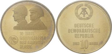 10 Mark 1983 Kurs- en Gedenkmunten, Verzenden