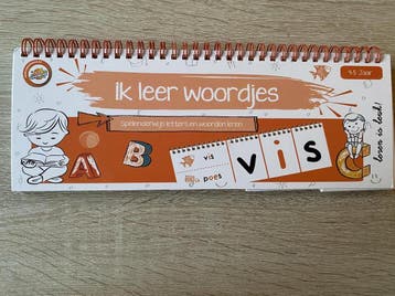 Ik leer woordjes spelenderwijs letters en woordjes leren, Verzenden, Zo goed als nieuw, Toy universe