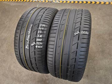 275/40/19 101Y*RSC BRIDGESTONE ZOMERBANDEN 5.9MM PROFIEL 2X, Gebruikt, 275 mm, Band(en), Personenwagen