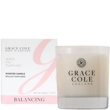 Grace Cole Wild Fig & Pink Cedar Candle - 200gr, Ophalen of Verzenden, Nieuw, Overige typen