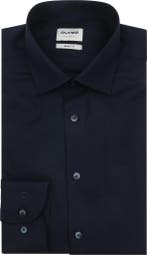 OLYMP Overhemd Level 5 Navy Extra Lange Mouwen maat 40 Heren, Verzenden, Nieuw, Blauw, OLYMP
